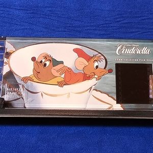 What Disney Cinderella Collector Film Cell 35MM JAQ GUS